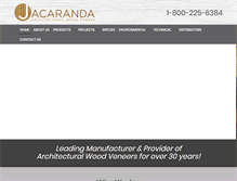 Tablet Screenshot of jacaranda.com