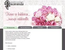 Tablet Screenshot of jacaranda.fi