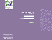 Tablet Screenshot of comedor.jacaranda.edu.ar